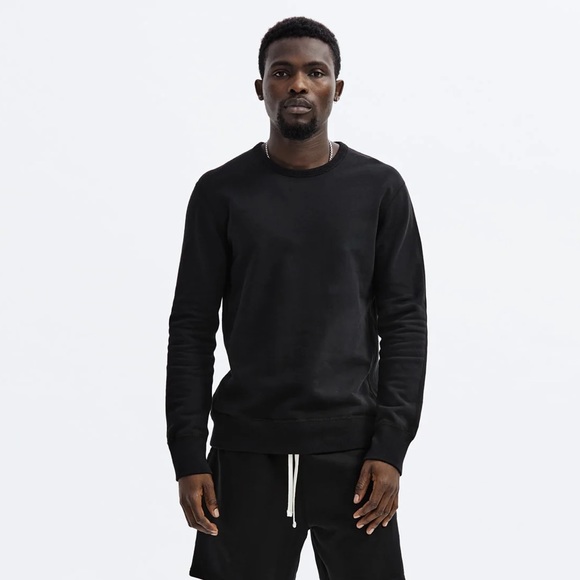 Reigning Champ Midweight Terry Pullover in Black sz S - Picture 5 of 9